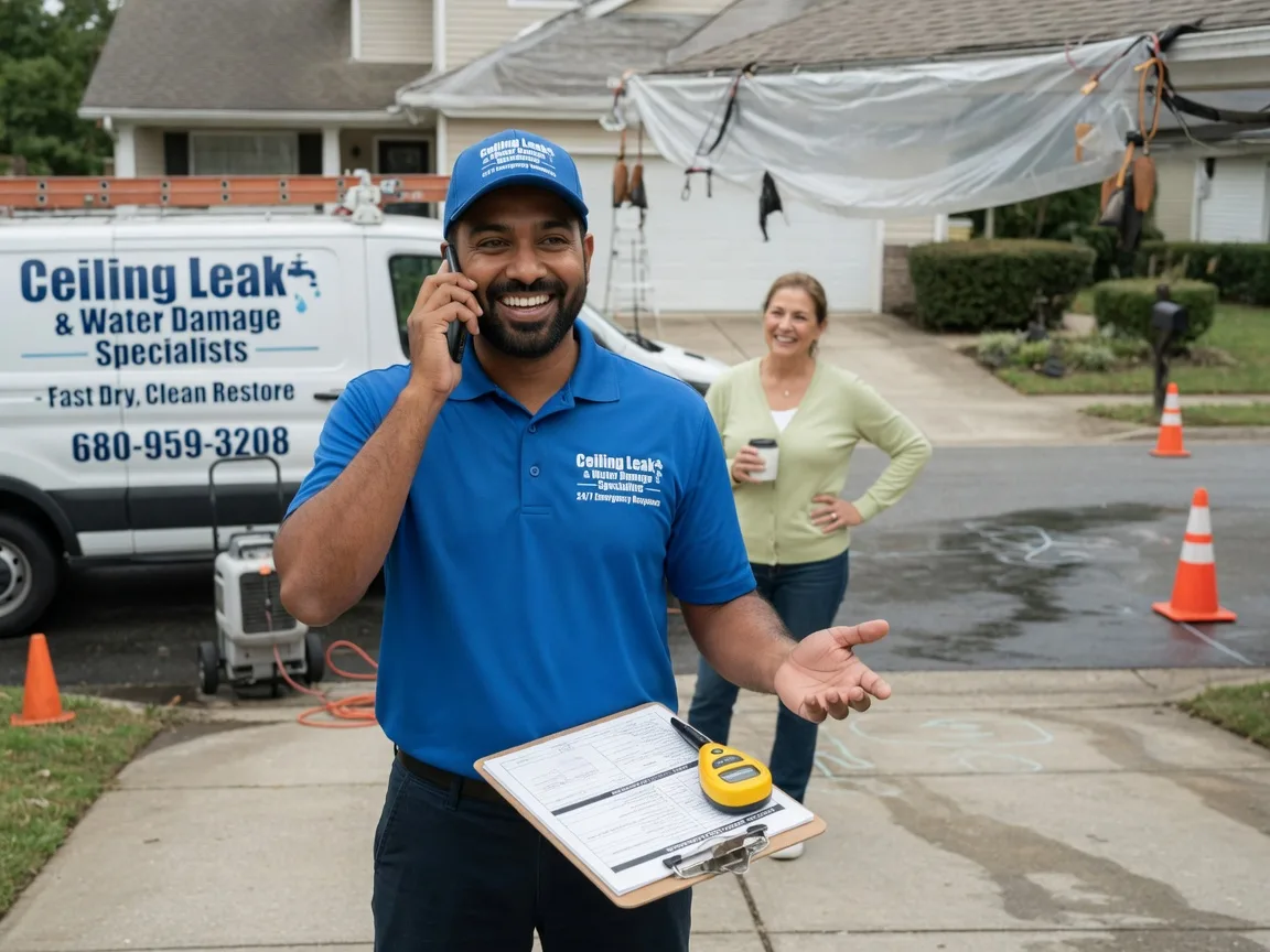 Ceiling Leak Cleanup Stratford, OK FAQs